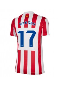 Fotbalové Dres Atletico Madrid David Hancko #17 Dámské Domácí Oblečení 2025-26 Krátký Rukáv